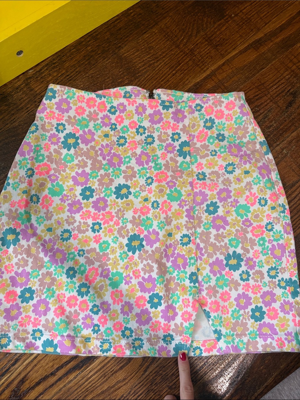 wild fable Pastel Floral Mini Skirt - Pink, Mint, Lavender, Yellow, Teal